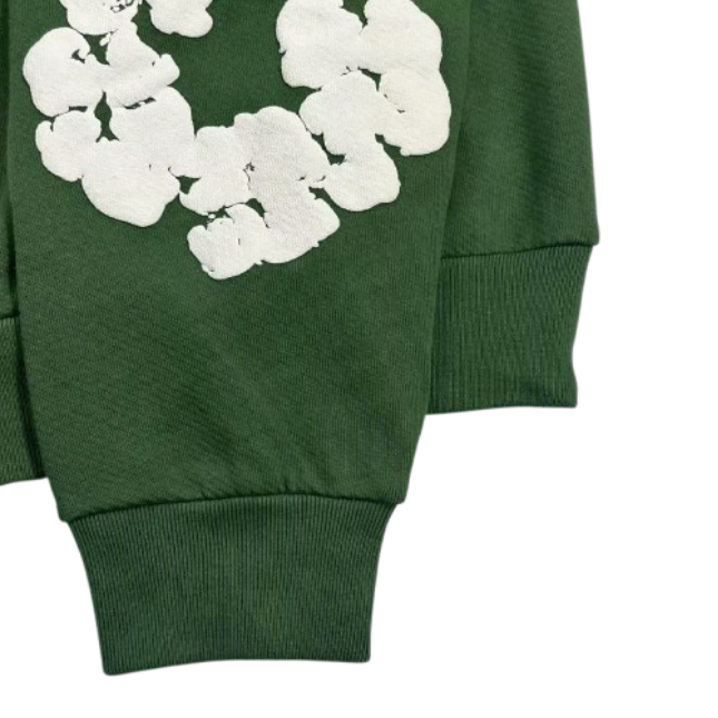 Denim Tears The Cotton Wreath Hoodie Green OG051441