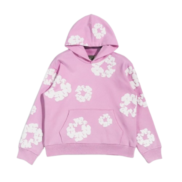 Denim Tears The Cotton Wreath Sweatshirt Pink Hoodie OG051442