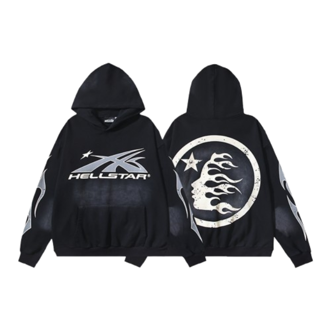 Hellstar Hoodies #2012 Black OG051444