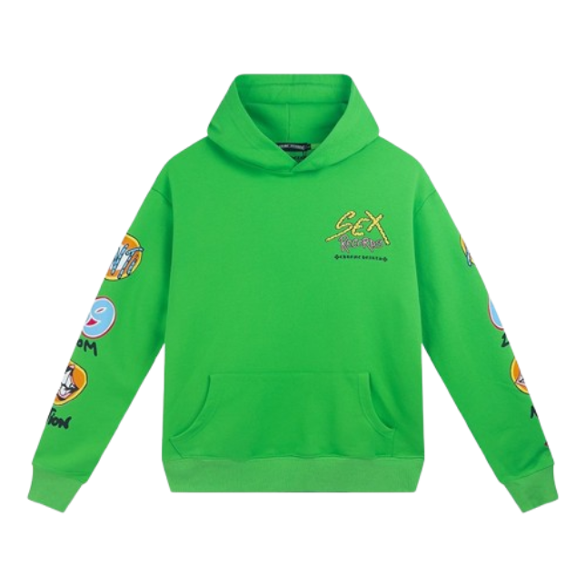 Chrome Hearts Matty Boy Sex Records Hoodie Citrus OG051447