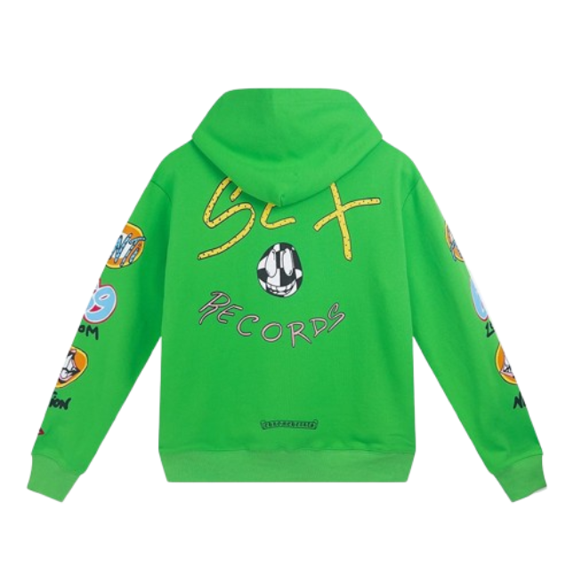 Chrome Hearts Matty Boy Sex Records Hoodie Citrus OG051447