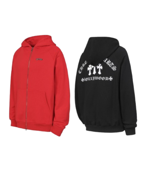 CHROME HEARTS Hoodie Red&Black OG051448