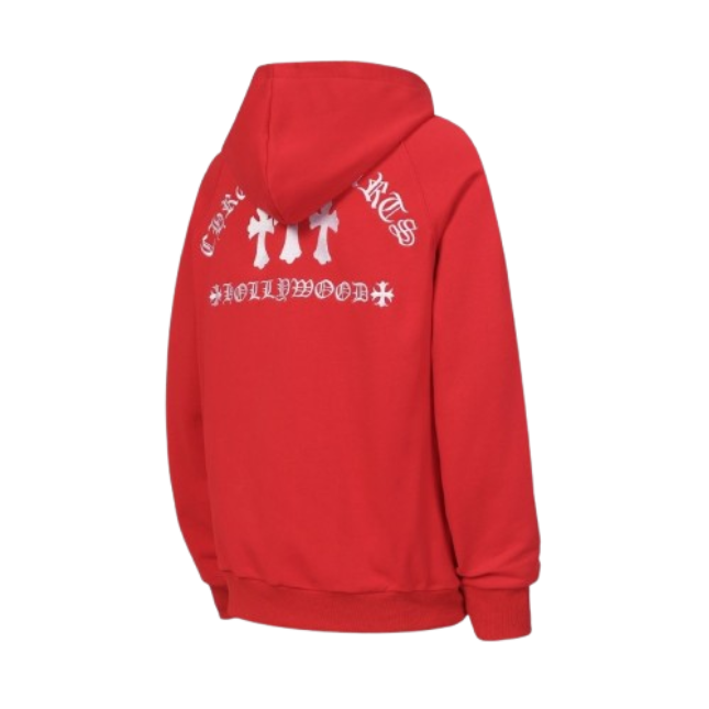 CHROME HEARTS Hoodie Red&Black OG051448