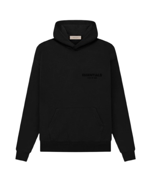 Fear of God Essentials Pullover Hoodie Stretch Limo Black OG051450