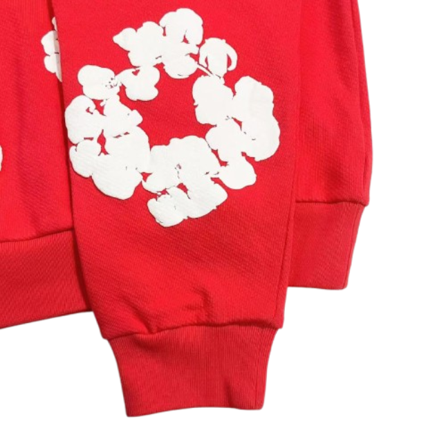 Denim Tears The Cotton Wreath Sweatshirt Red OG051557