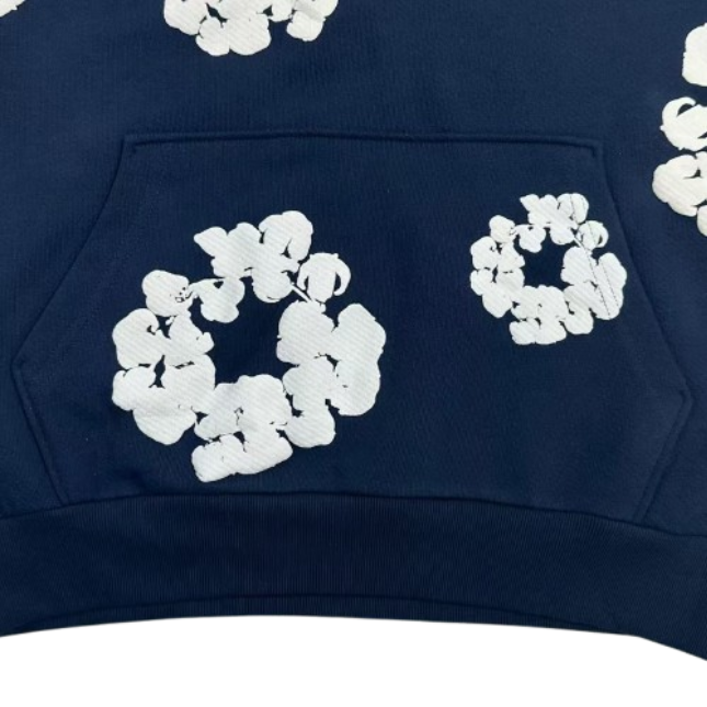 Denim Tears The Cotton Wreath Sweatshirt Navy OG051558