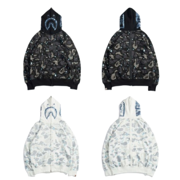 Bape Hoodie Black & White OG051560
