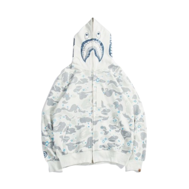Bape Hoodie Black & White OG051560