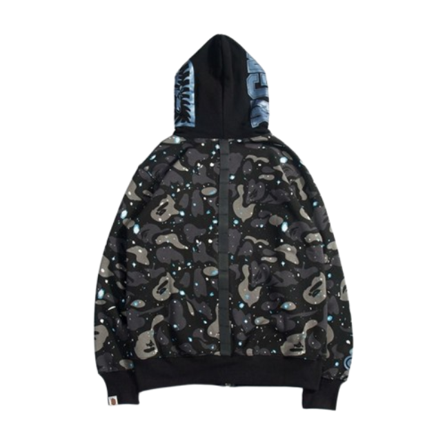 Bape Hoodie Black & White OG051560