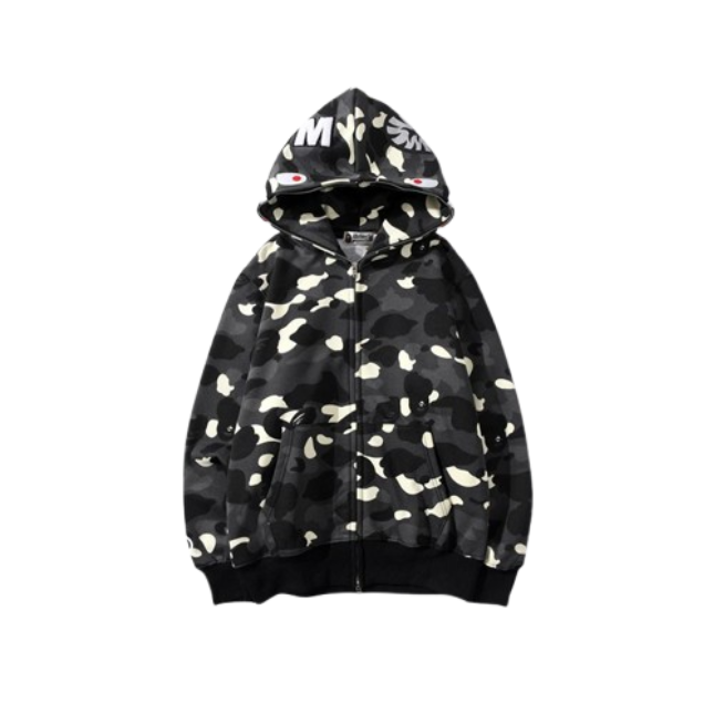 BAPE Hoodie BLACK & WHITE OG051563