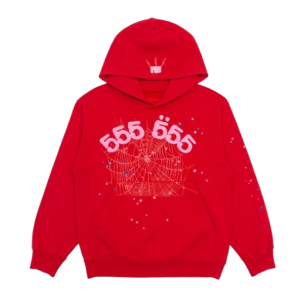 PK Sp5der Worldwide Red 555 Hoodie OG051564