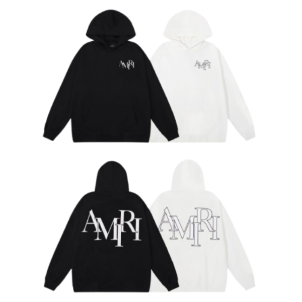 Amiri Hoodie Black and White OG051565