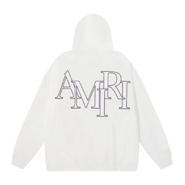 Amiri Hoodie Black and White OG051565