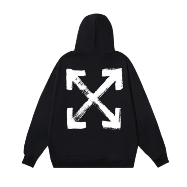 Off White Hoodie BlackWhite OG051567