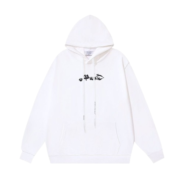 Off White Hoodie BlackWhite OG051567