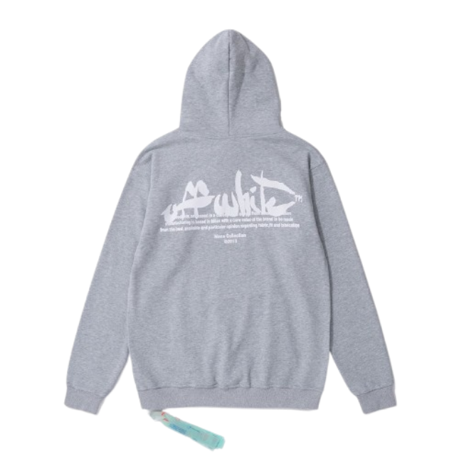 OFF WHITE Hoodie black and gray OG051569