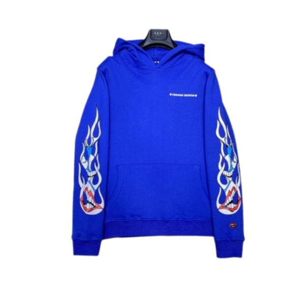 CHROME HEARTS Hoodie Blue OG051574