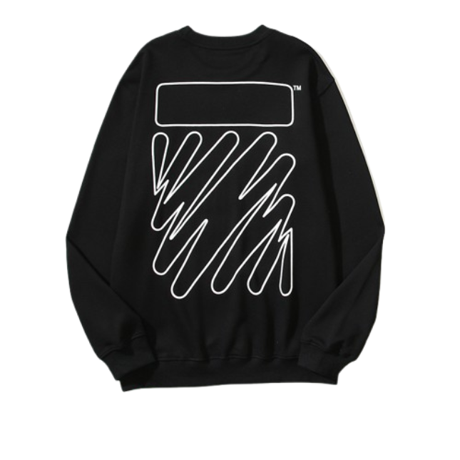 OFF WHITE Sweatshirt white&black&grey OG051607