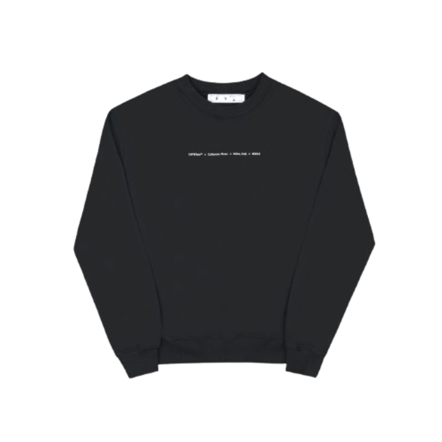 OFF WHITE Sweatshirt black OG051610