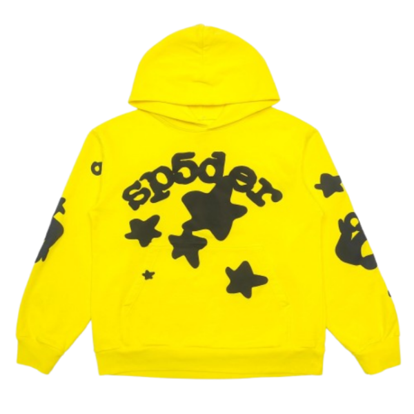 Sp5der Yellow Beluga Hoodie OG051677