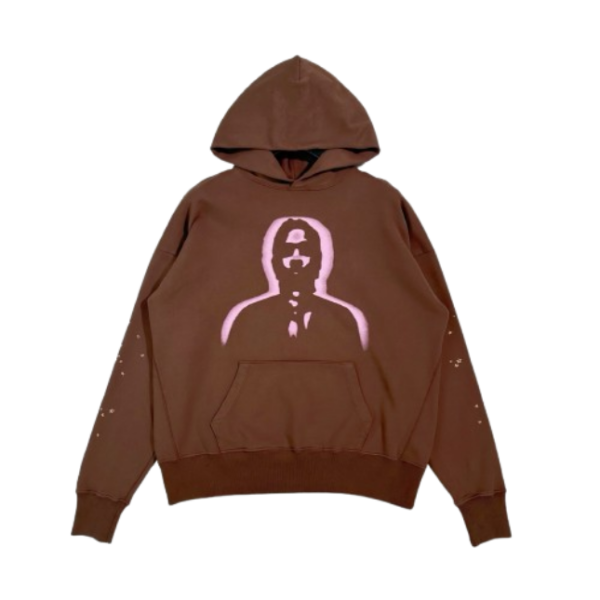Sp5der Thug Hoodie Angel Brown OG051682