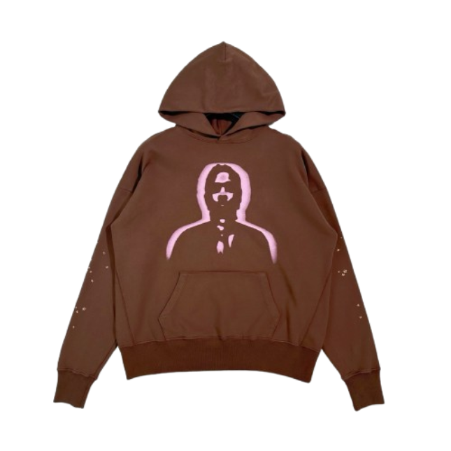 Sp5der Thug Hoodie Angel Brown OG051682