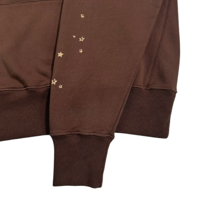 Sp5der Thug Hoodie Angel Brown OG051682