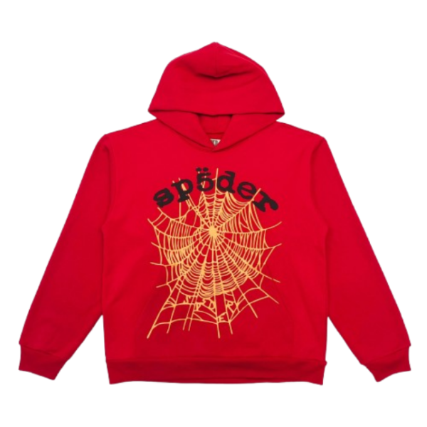 Sp5der Hoodie Red OG051683
