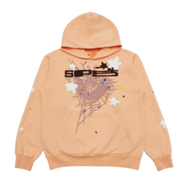 Sp5der SP5 Bellini Hoodie Belinni tangerine pink OG051685