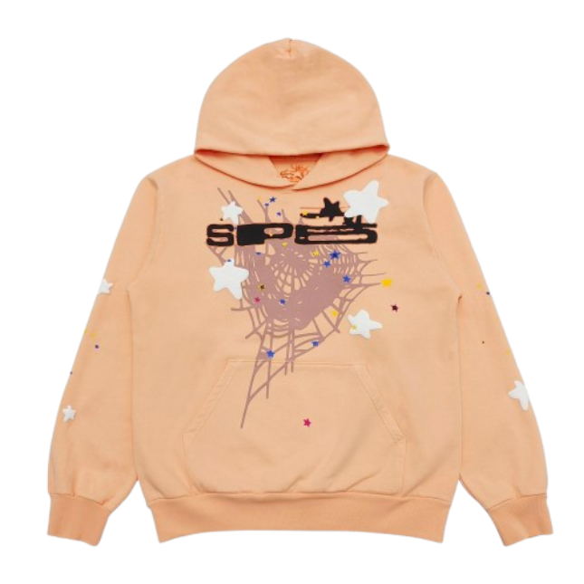 Sp5der SP5 Bellini Hoodie Belinni tangerine pink OG051685