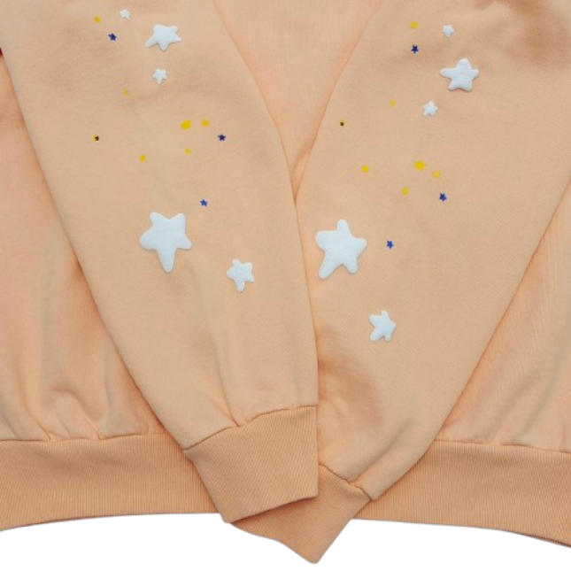 Sp5der SP5 Bellini Hoodie Belinni tangerine pink OG051685