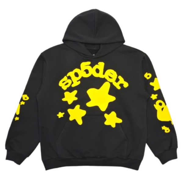 Sp5der Beluga Hoodie Onyx Yellow OG051687