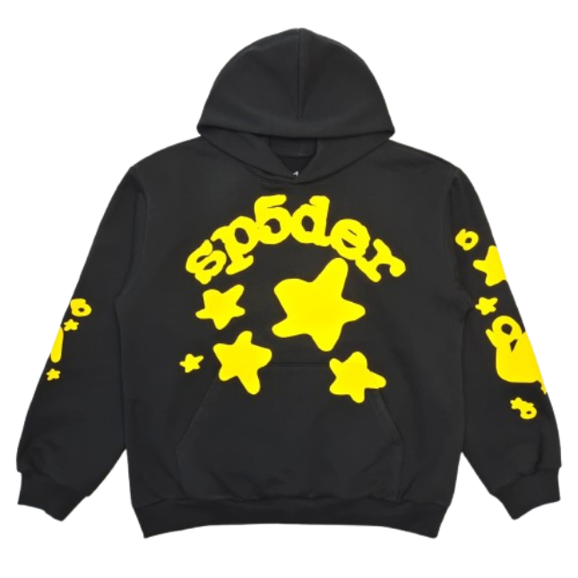 Sp5der Beluga Hoodie Onyx Yellow OG051687
