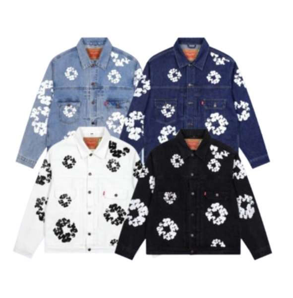 Denim Tears Type – 2 All Over Wreath Raw Jacket OG051803