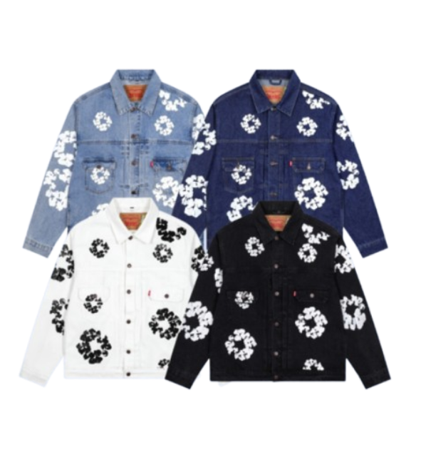 Denim Tears Type – 2 All Over Wreath Raw Jacket OG051803