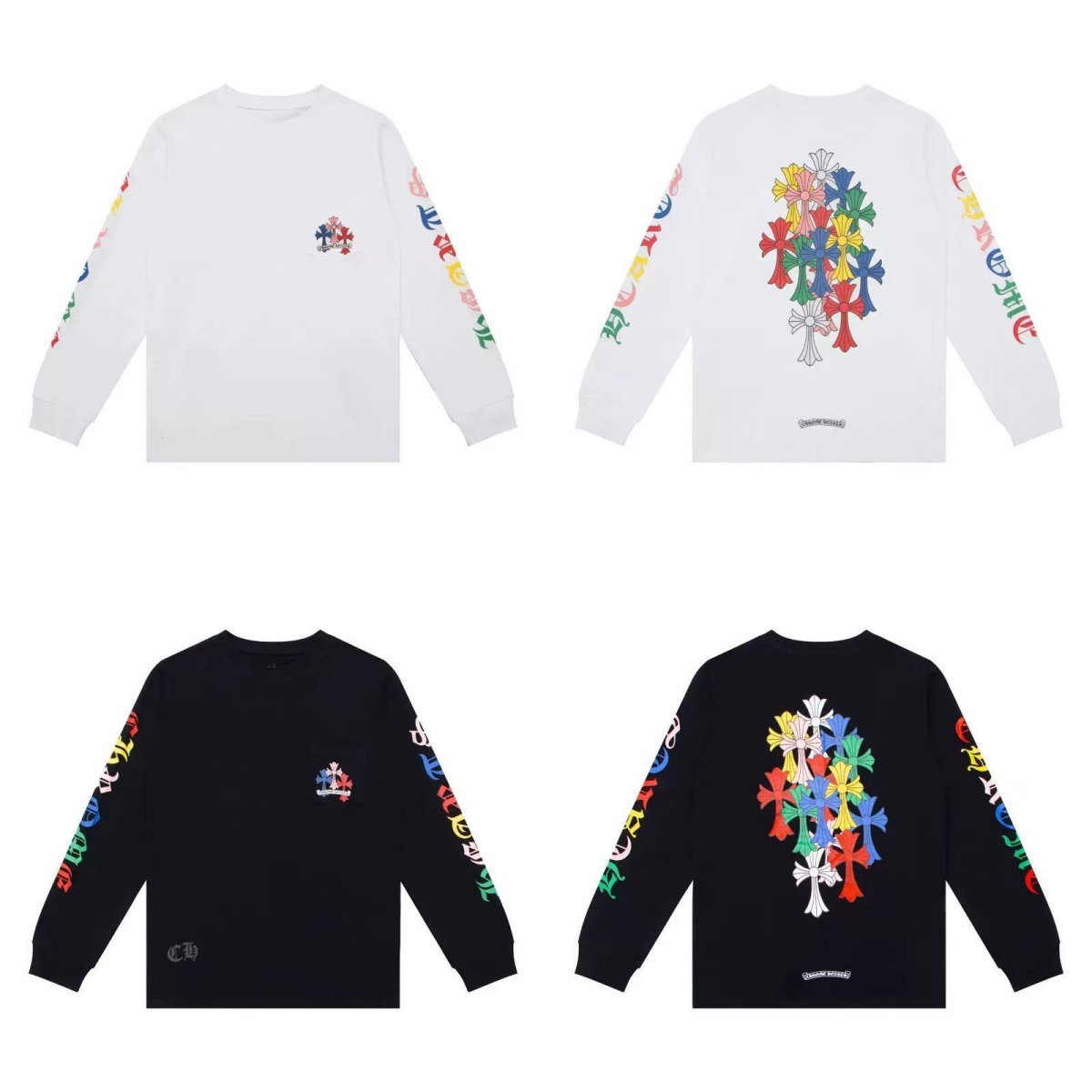 CHROME HEARTS Sweatshirt white black OG051823