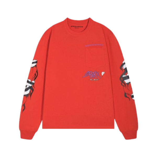 CHROME HEARTS Sweatshirt red OG051825