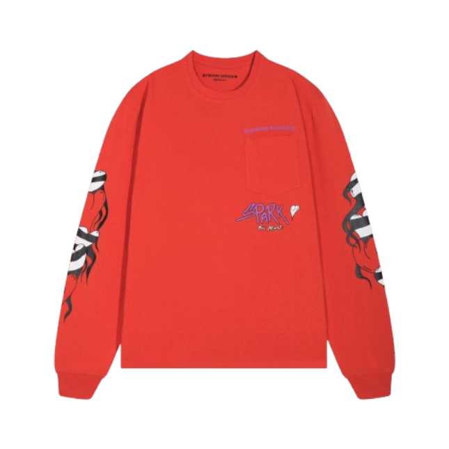 CHROME HEARTS Sweatshirt red OG051825