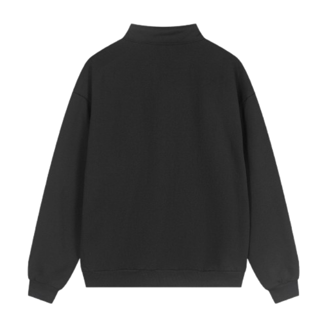Alo Yoga Accolade 14 Zip Pullover Black Grey OG051826