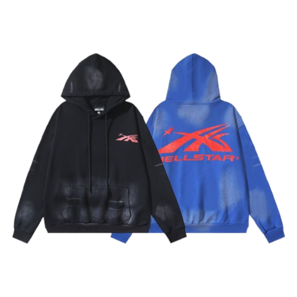 Hellstar Hoodies BlueBlack OG051889