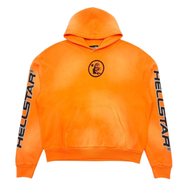 Hellstar Hoodie Orange OG052199