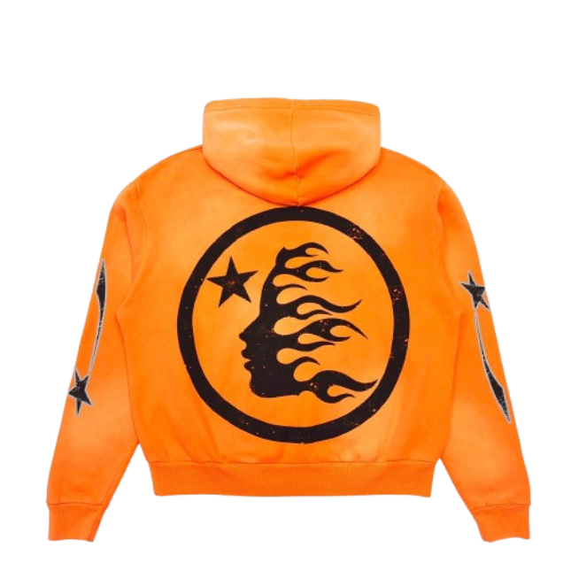 Hellstar Hoodie Orange OG052199