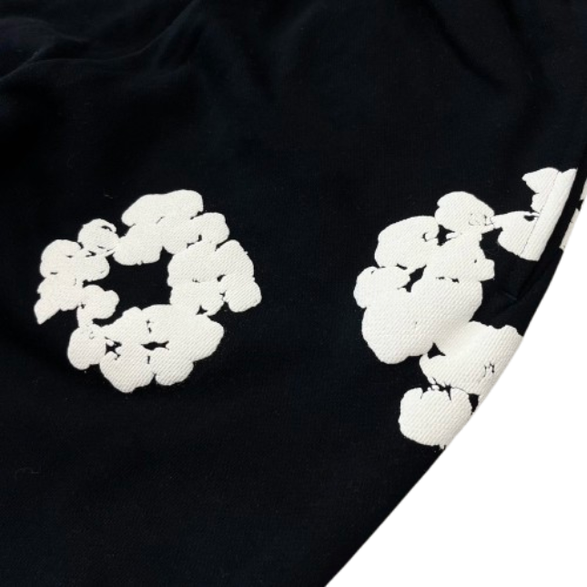 Denim Tears The Cotton Wreath Sweatpants Black OG052202