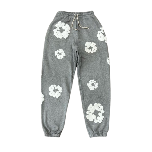 Denim Tears The Cotton Wreath Sweatpants Grey OG052203