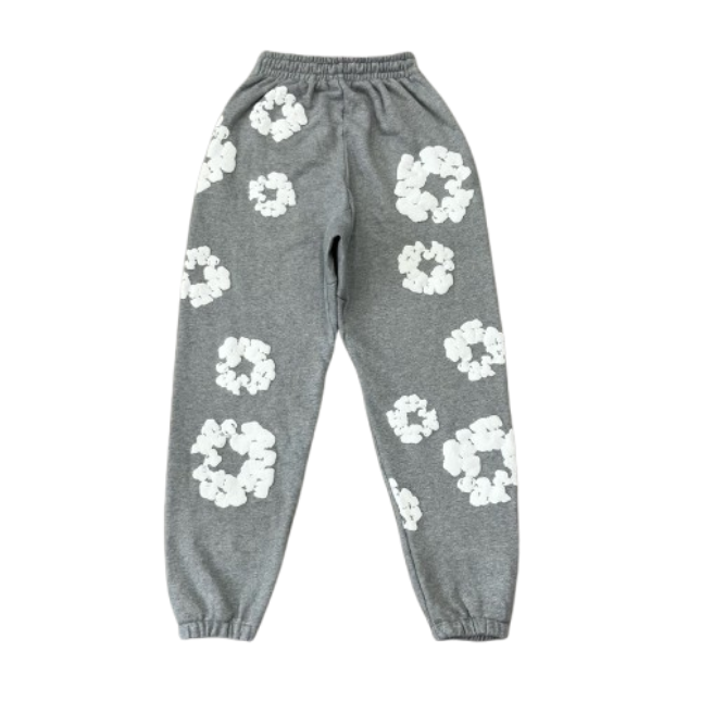 Denim Tears The Cotton Wreath Sweatpants Grey OG052203