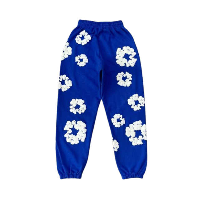 Denim Tears The Cotton Wreath Sweatpants Royal Blue OG052204