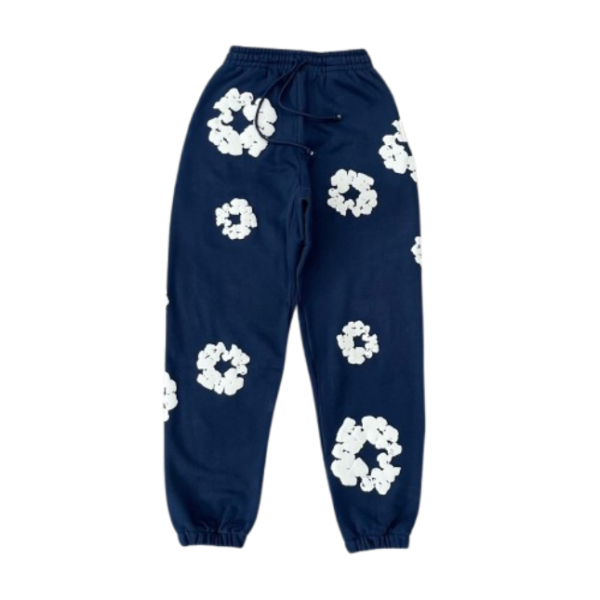 Denim Tears The Cotton Wreath Sweatpants Navy OG052205