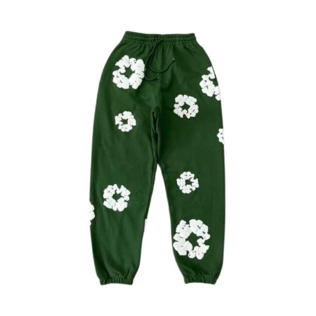 Denim Tears The Cotton Wreath Sweatpants Green OG052207