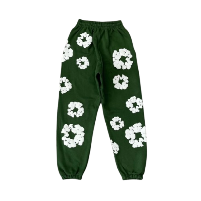Denim Tears The Cotton Wreath Sweatpants Green OG052207
