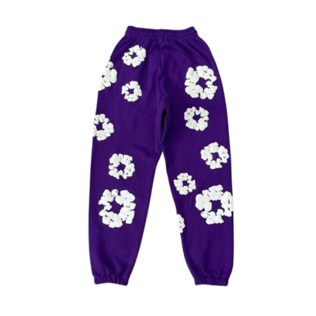 Denim Tears The Cotton Wreath Sweatpants Purple OG052209